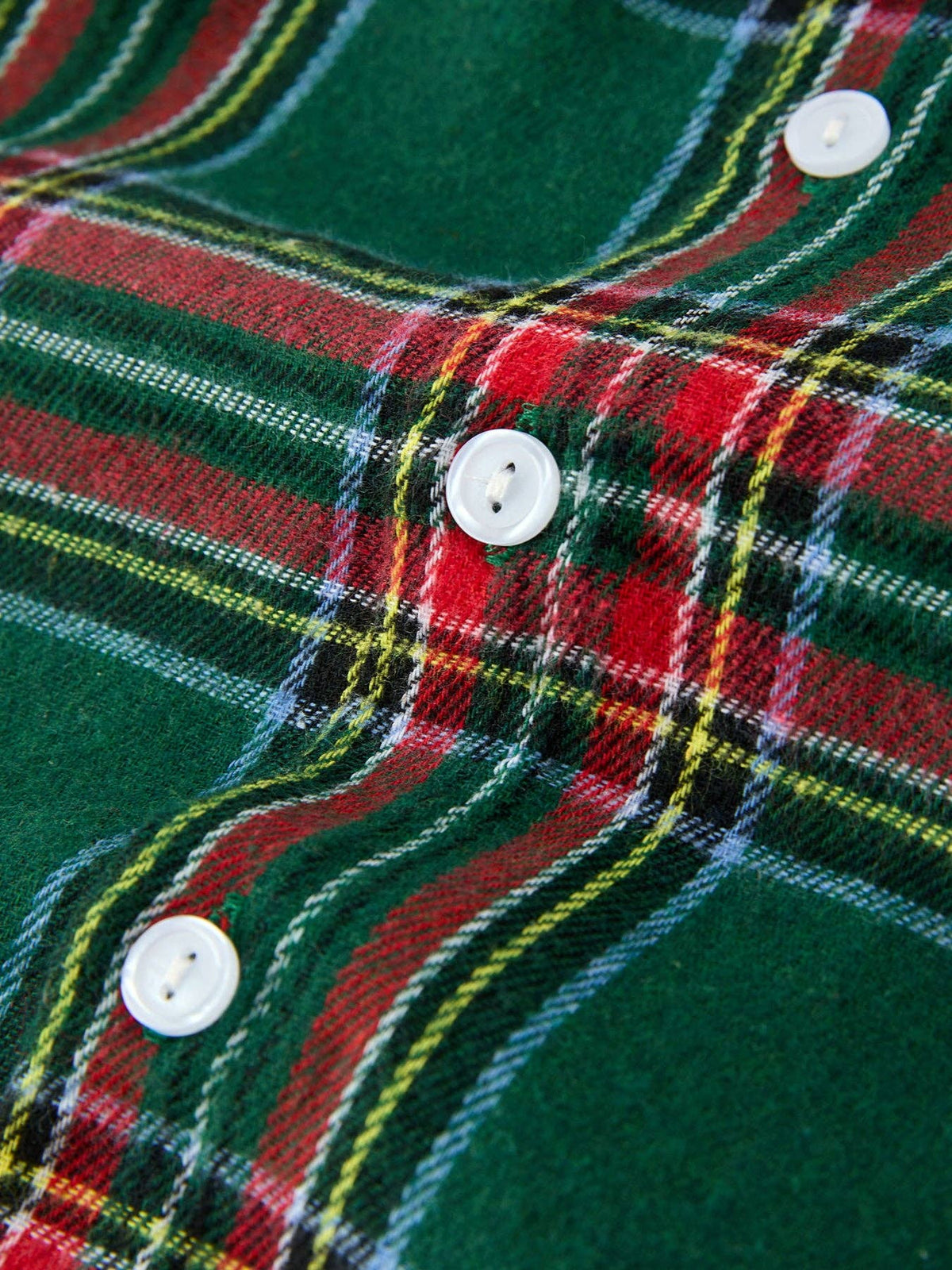 Christmas Plaid Boys Button Down