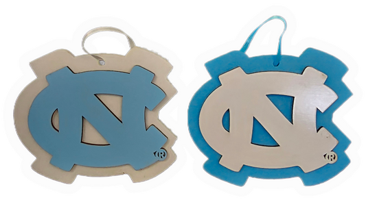 4.25" North Carolina Logo Ornament, Set of 2