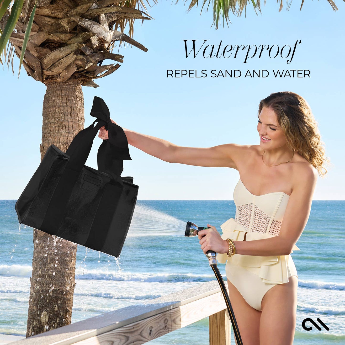 Midnight Bow Jelly Tote Bag