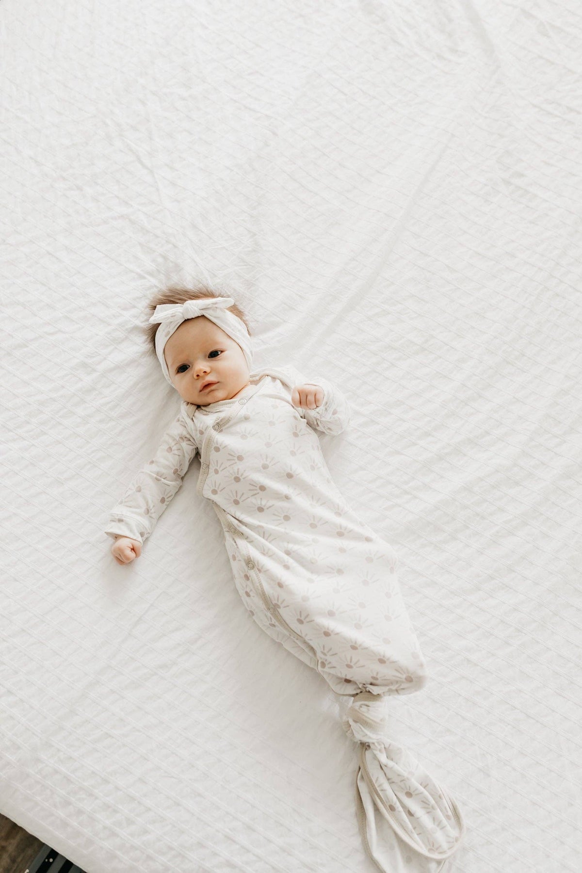 Newborn Knot Gown-Shine