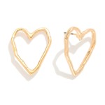 Hallow Heart Earring