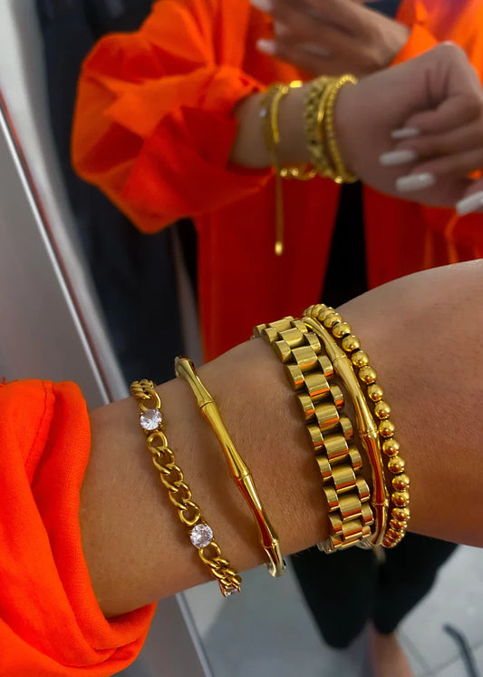 Thin Bamboo Bracelet